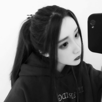 暗系黑白丧系女生头像图片推荐 女生头像 第10张
