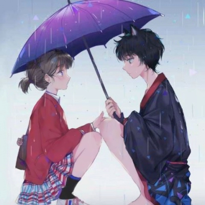 二次元cp情侣头像一左一右，让恋爱氛围瞬间拉满 情侣头像 第29张