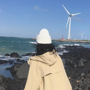 真人女生海边头像来袭！美到犯规！ 女生头像 第4张