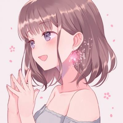 动漫女生头像可爱清新🌼被美晕啦 女生头像 第1张
