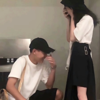 情侣头像一左一右配对真人版，超甜 情侣头像 第4张