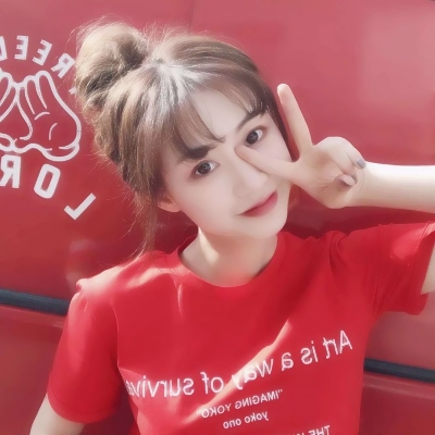 转运红色系女生真人头像来啦！ 女生头像 第5张