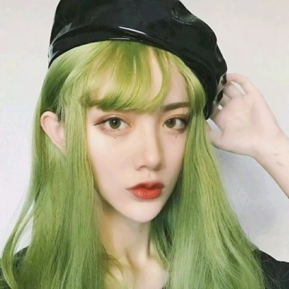 超绝！绿色系真人女生头像来袭🎀 女生头像 第17张