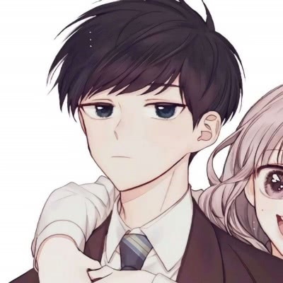情侣头像二人专用动漫一人一半，情侣专属浪漫！ 情侣头像 第9张