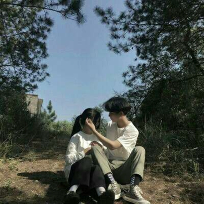 高质量真人情头双人两张，超甜 情侣头像 第17张
