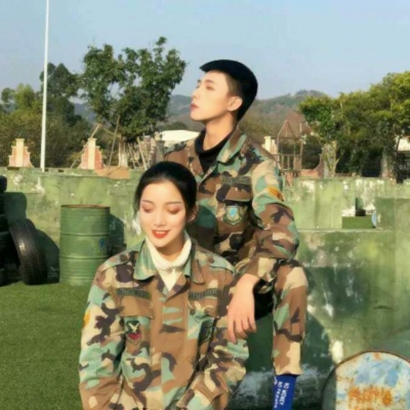 亲密双人情侣头像真人，甜蜜氛围简直要溢出屏幕啦！ 情侣头像 第17张