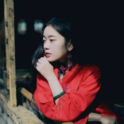 超绝!真人红色系女生头像大全✨