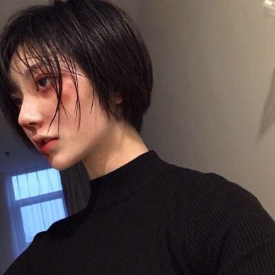 超酷真人短发女生头像来袭！帅炸啦💥 情侣头像 第28张