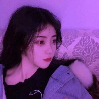 唯美紫色系真人女生头像来袭💜 女生头像 第4张 唯美紫色系真人女生头像来袭💜 女生头像 第4张