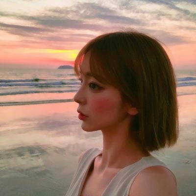 超爱小清新短发真人女生头像✨ 女生头像 第26张