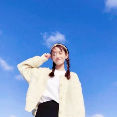 小清新蓝色系真人女生头像来袭 女生头像 第4张 小清新蓝色系真人女生头像来袭 女生头像 第4张