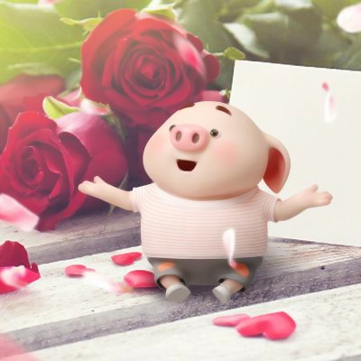 萌化啦!可爱超萌猪猪微信头像大集合🐷 动物头像 第18张 萌化啦!可爱超萌猪猪微信头像大集合🐷 动物头像 第18张