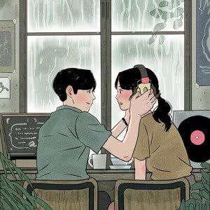 雨天听歌时,情侣的专属甜蜜动漫头像来啦🎵 情侣头像 雨天听歌时,情侣的专属甜蜜动漫头像来啦🎵 情侣头像