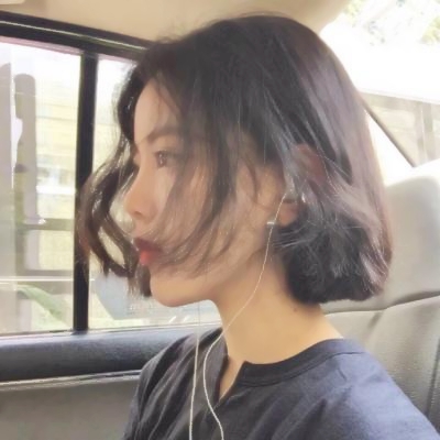 超爱小清新短发真人女生头像✨ 女生头像 第25张