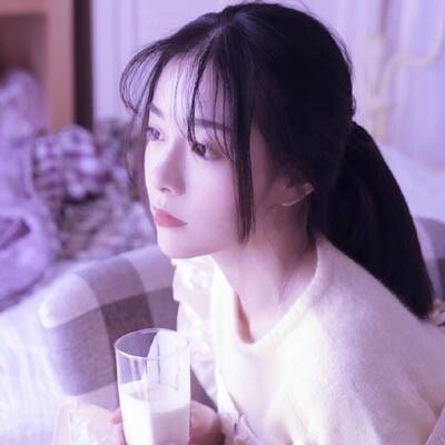 唯美紫色系真人女生头像来袭💜 女生头像 第2张 唯美紫色系真人女生头像来袭💜 女生头像 第2张