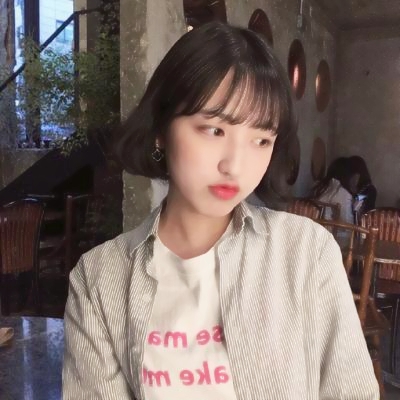 超爱小清新短发真人女生头像✨ 女生头像 第27张
