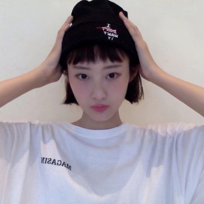 超爱小清新短发真人女生头像✨ 女生头像 第8张