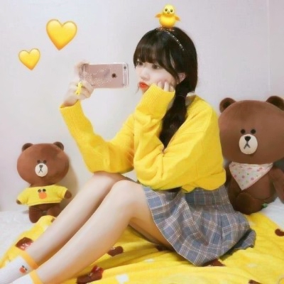 超萌来袭！女生呆萌真人QQ头像大全🥰 女生头像 第35张