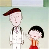 樱桃小丸子一对两张一左一右情侣头像🥰 情侣头像 第30张