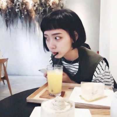 超爱小清新短发真人女生头像✨ 女生头像 第12张