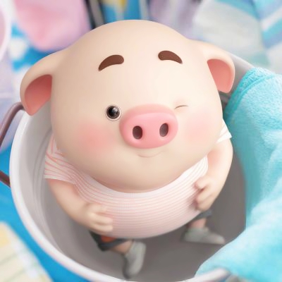 萌化啦!可爱超萌猪猪微信头像大集合🐷 动物头像 第11张 萌化啦!可爱超萌猪猪微信头像大集合🐷 动物头像 第11张