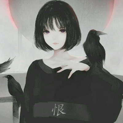 🔥女生动漫抖音黑化家族头像大集合来啦！ 女生头像 第14张