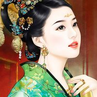 超惊艳的手绘古风图片唯美人物头像女