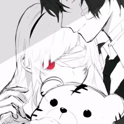 超甜漫画情侣头像一男一女两张，简直太搭啦 情侣头像 第32张