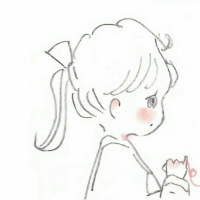 超甜漫画情侣头像一男一女两张，简直太搭啦 情侣头像 第22张
