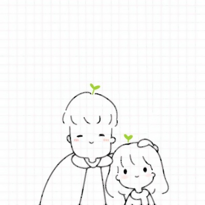 超萌手绘卡通情侣头像来袭🥰 情侣头像 第7张 超萌手绘卡通情侣头像来袭🥰 情侣头像 第7张