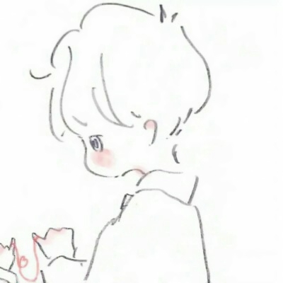 超甜漫画情侣头像一男一女两张，简直太搭啦 情侣头像 第21张
