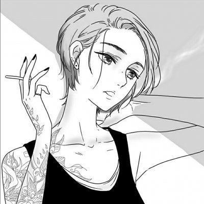 超酷黑白动漫女生头像来袭✨ 女生头像 第3张 超酷黑白动漫女生头像来袭✨ 女生头像 第3张