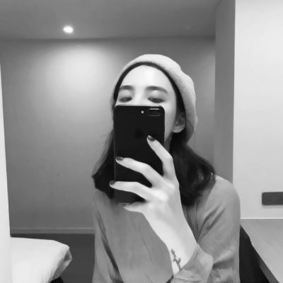 情头黑白一男一女一左一右精选集 情侣头像 第13张