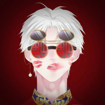 二次元红色系一男一女情侣头像大集合✨ 情侣头像 第3张