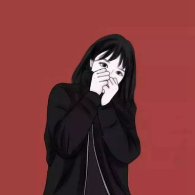 二次元红色系一男一女情侣头像大集合✨ 情侣头像 第11张