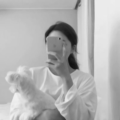 情头黑白一男一女一左一右精选集 情侣头像 第22张