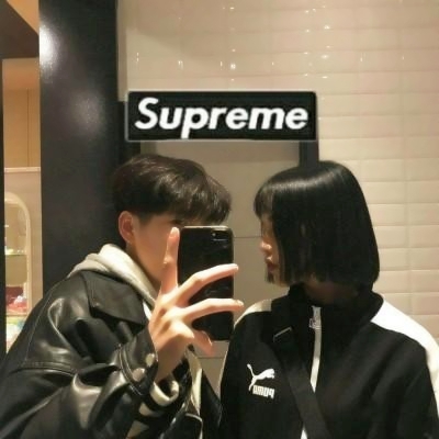 头像情侣一人一半双人，超甜超有默契💕 情侣头像 第8张