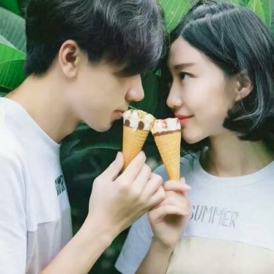 超甜🥰情侣头像真人版两张一对 情侣头像 第8张