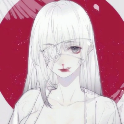 被暗黑系病态动漫女头拿捏住了🖤 女生头像 第7张