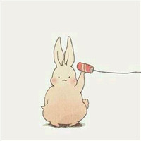 萌化啦！兔子情侣头像一人一张大合集🐰 情侣头像 第3张