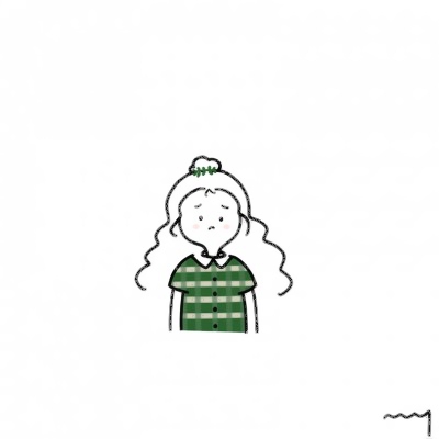 爱了！简笔画风格女生微信头像来袭🥰 女生头像 第11张