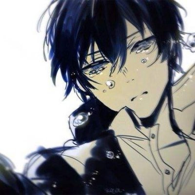 狠狠共情！男生伤心哭泣动漫头像大全 男生头像 第6张