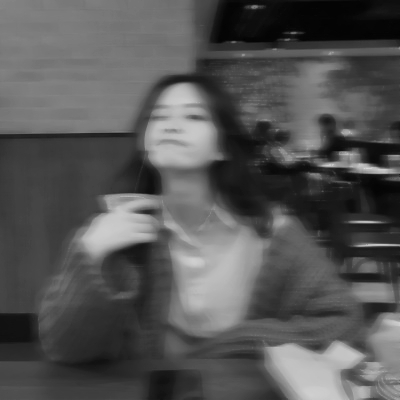 黑白模糊风女生头像来袭 女生头像 第7张