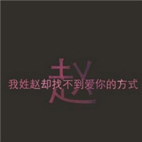 带字赵姓专属头像来咯👏 其它头像 第9张