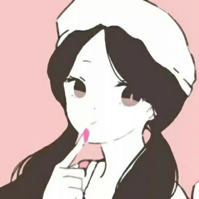 粉色控必入的闺蜜头像！一左一右一对两张太好看了 友情头像 第8张