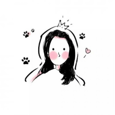 超甜！卡通情侣简笔画头像一人一张来袭💕 情侣头像 第10张