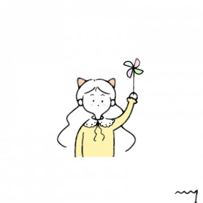 爱了！简笔画风格女生微信头像来袭🥰 女生头像 第10张