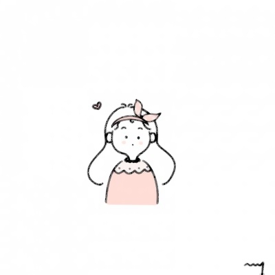 爱了！简笔画风格女生微信头像来袭🥰 女生头像 第3张
