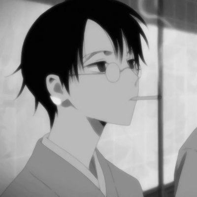 狠狠共情的黑白悲伤系动漫男生头像😭 男生头像 第6张