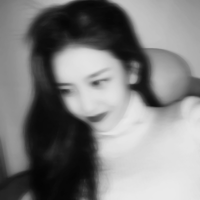 氛围感拉满！微信模糊感黑白女生头像图片 女生头像 第17张